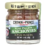 филе анчоусов, в чистом оливковом масле, 43 г (1,5 унции) — Crown Prince Natural
