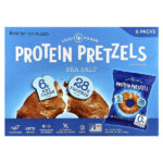 Протеиновые крендели, морская соль, 6 пакетиков по 50 г (1,75 унции) — Crisp Power