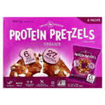 Протеиновые крендели с кунжутом, 6 пакетиков по 50 г (1,75 унции) — Crisp Power