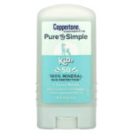 Pure & Simple, Kids, солнцезащитный стик для детей, SPF 50, какао-масло, 13,9 г (0,49 унции) — Coppertone
