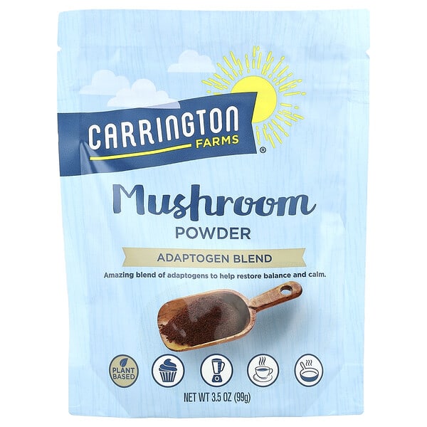 crf00104_v_2.jpg Грибной порошок, смесь адаптогенов, 99 г (3,5 унции) — Carrington Farms