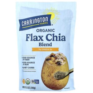 Смесь органического льна и чиа, 340 г (12 унций) — Carrington Farms