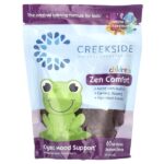 Children's Anxiety Comfort, малина, жевательные таблетки с 60 фруктами — Creekside Natural Therapeutics