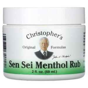 Sen Sei Menthol Rub, 59 мл (2 жидк. унц.) — Christopher's Original Formulas