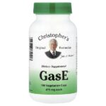 GasE, 100 вегетарианских капсул — Christopher's Original Formulas