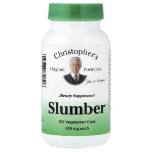 Slumber, 100 вегетарианских капсул — Christopher's Original Formulas