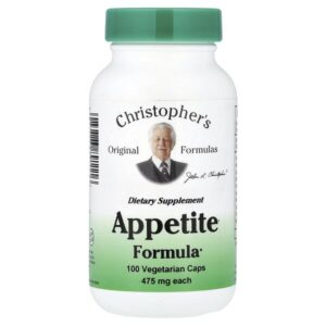 Appetite Formula, 100 вегетарианских капсул — Christopher's Original Formulas
