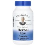 травяная формула для зрения, 100 вегетарианских капсул — Christopher's Original Formulas