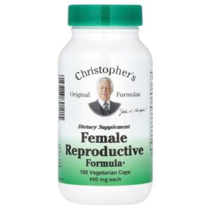 формула для женской репродуктивной системы, 100 вегетарианских капсул — Christopher's Original Formulas