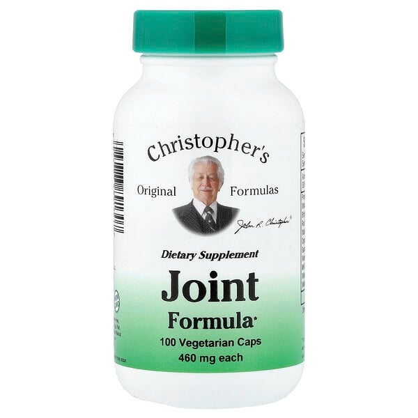 cro89130_v_45.jpg средство для суставов, 100 вегетарианских капсул — Christopher's Original Formulas