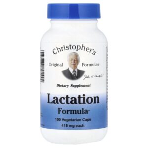 средство для лактации, 100 вегетарианских капсул — Christopher's Original Formulas