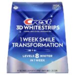 3D Whitestrips™, набор для безопасного отбеливания зубов, 28 полосок — Crest
