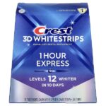 3D Whitestrips, набор для отбеливания зубов, экспресс-действие за 1 час, 20 полосок — Crest