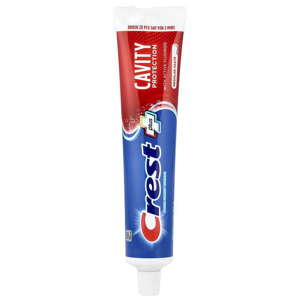 crr51206_v_51.jpg Cavity Protection, зубная паста с фтором, обычная, 161 г (5,7 унции) — Crest