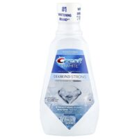 3D White™, Diamond Strong, жидкость для полоскания рта с фтором от кариеса, без спирта, зимняя мята, 946 мл (32 жидк. Унции) — Crest