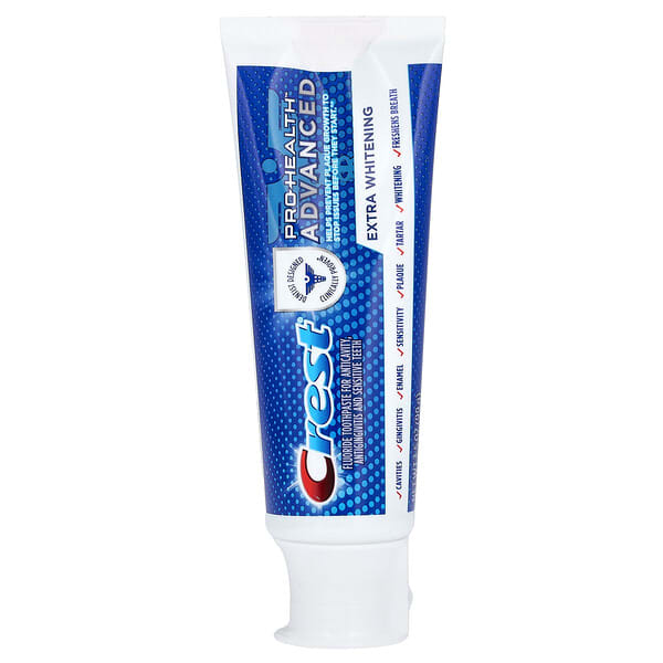 crr97652_v_22.jpg Pro Health Advanced, зубная паста с фторидом, отбеливающая, 99 г (3,5 унции) — Crest