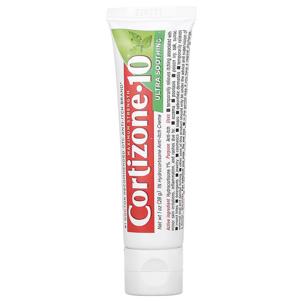 crz00270_v_22.jpg Maximum Strength, ультрауспокаивающий крем, 28 г (1 унция) — Cortizone 10