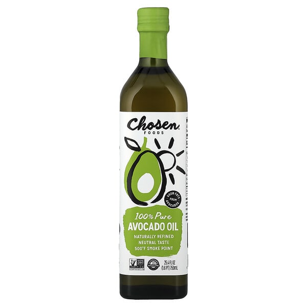csf00582_v_8.jpg 100% чистое масло авокадо, 750 мл (25,4 жидк. унции) — Chosen Foods
