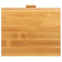 Luxe Bamboo Box, чистые полотенца, размер XL, контейнер с крышкой, 50 шт. — Clean Skin Club