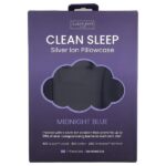 Clean Sleep, наволочка с ионами серебра, темно-синий, 1 шт. — Clean Skin Club