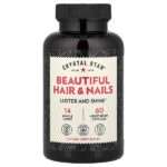 Beautiful Hair & Nails (красивые волосы и ногти), 60 вегетарианских капсул — Crystal Star