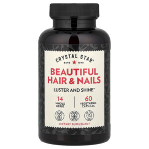 Beautiful Hair & Nails (красивые волосы и ногти), 60 вегетарианских капсул — Crystal Star