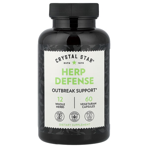 csr02650_v_51.jpg Herp Defense, 60 вегетарианских капсул — Crystal Star