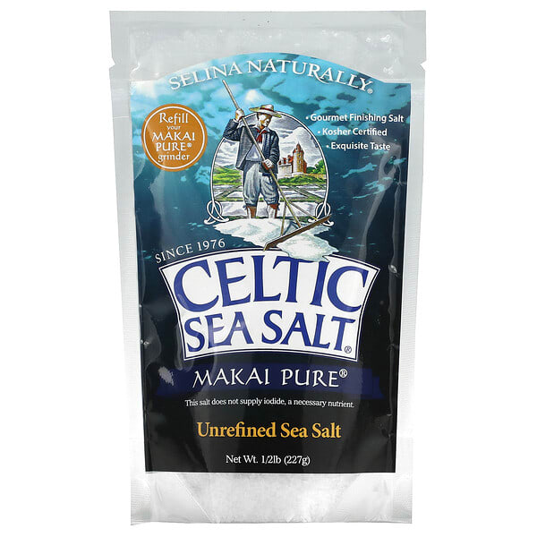 css90101_v_12.jpg Makai Pure, нерафинированная морская соль, 227 г (1/2 фунта) — Celtic Sea Salt