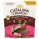 Шоколадное печенье, малиновое, 4 батончика, 33 г (1,16 унции) — Catalina Crunch