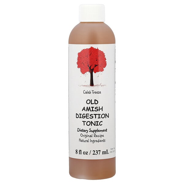 ctf00201_v_42.jpg Caleb Treeze Organic Farm, Old Amish, тонизирующее средство для пищеварения, 237 мл (8 жидк. унций)