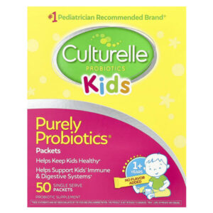 Kids, Purely Probiotics®, пробиотики для детей от 1 года, 50 порционных пакетиков по 1,5 г (0,05 унции) — Culturelle