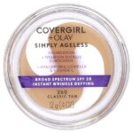 Olay Simply Ageless, тональный крем для лица, SPF 28, оттенок 260 для классического загара, 12 г (0,4 унции) — Covergirl