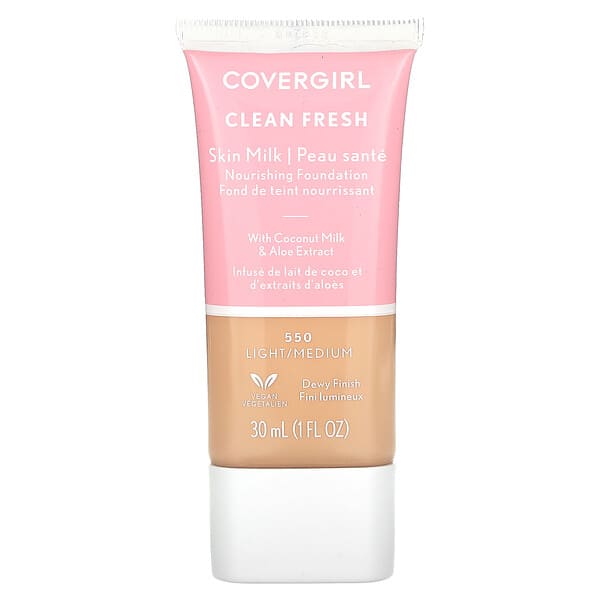 cvg29335_v_8.jpg Clean Fresh, питательный тональный крем для кожи, тон 550 светлый/средний, 30 мл (1 жидк. унция) — Covergirl