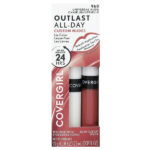 Outlast All-Day, Lip Color, Custom Nudes, 960 Universal Nude, набор из 2 предметов — Covergirl — изображение 2