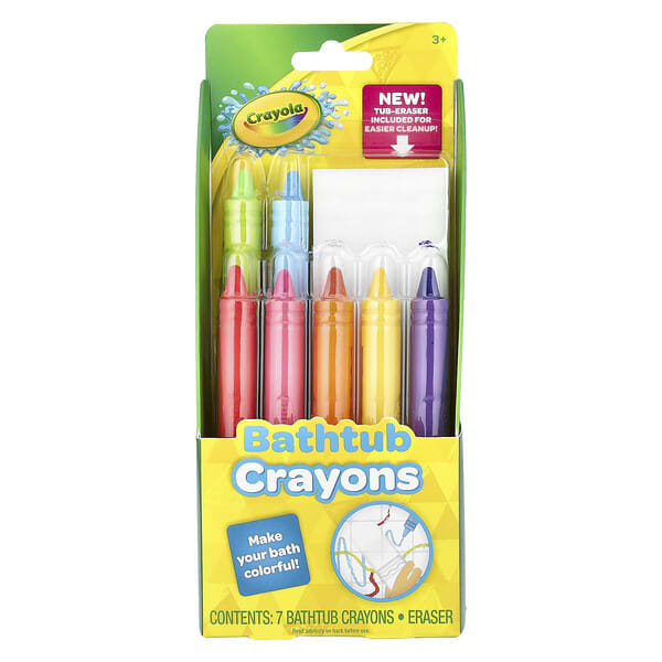 cya21901_v_9.jpg Crayola, мелки для ванны, для детей от 3 лет, набор из 8 предметов