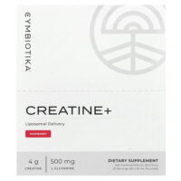Creatine +, малина, 20 пакетиков (30 мл) — Cymbiotika