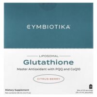 Глутатион, липосомальный препарат, цитрусовые, 25 пакетиков по 5 мл — Cymbiotika
