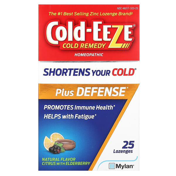 cze32325_v_18.jpg Cold Eeze, средство от простуды, натуральное средство для защиты от простуды, цитрусовые и бузина, 25 пастилок