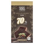 Signature Squares, темный шоколад, 70% какао, 8 квадратиков, 90 г (3,2 унции) — ChocZero