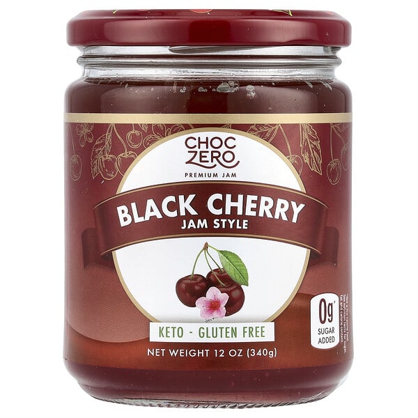 czo35970_v_28.jpg Fruit Spread, черная вишня, 340 г (12 унций) — ChocZero