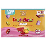 Фруктовые жевательные таблетки, разнообразные, 64 шт., 224 г (8 унций) — ChocZero