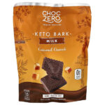Keto Bark, молочный шоколад, хрустящая карамель, 15 мини-батончиков, 170 г (6 унций) — ChocZero