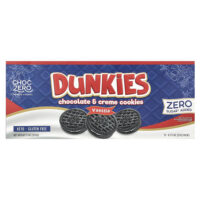 Dunkies, печенье с шоколадом и сливками, ваниль, 12 пакетиков по 21 г (0,75 унции) — ChocZero