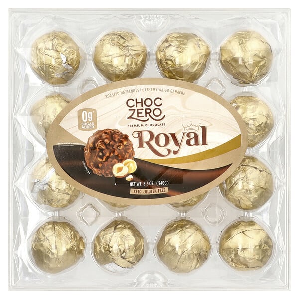 czo75135_v_3.jpg Royal, шоколад премиального качества, 240 г (8,5 унции) — ChocZero