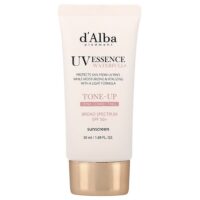 UV Essence Waterfull + Sunscreen, корректирующий розовый тон, SPF 50+, 50 мл (1,69 жидк. Унции) — d'Alba