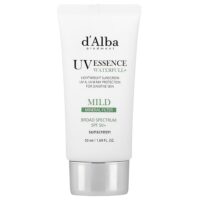 UV Essence Waterfull+, солнцезащитное средство, минеральный фильтр, мягкое, SPF 50, 50 мл (1,69 жидк. унции) — d'Alba
