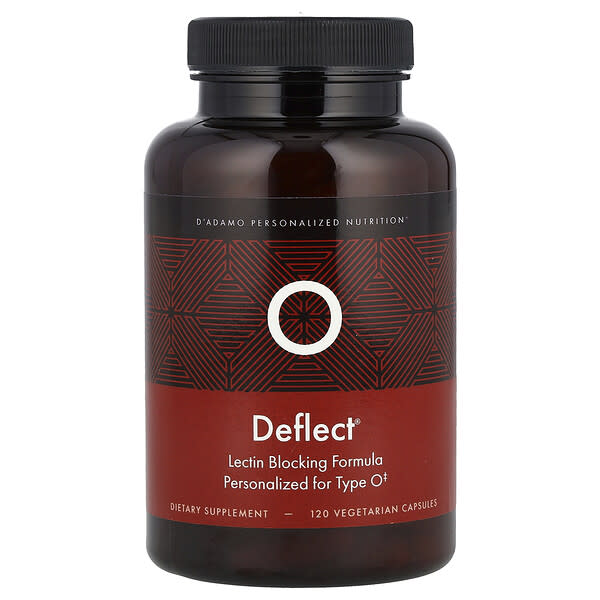dad00047_v_34.jpg Deflect® O, формула, блокирующая лектины, 120 вегетарианских капсул — D'adamo