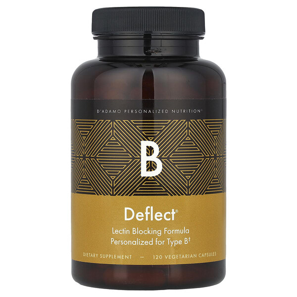 dad00049_v_13.jpg Deflect® B, формула, блокирующая лектин, 120 вегетарианских капсул — D'adamo