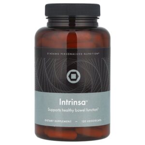 Intrinsa™, добавка для поддержки пищеварения, 120 растительных капсул — D'adamo