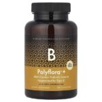Polyflora® + B, многофункциональная формула с пробиотиками, 120 вегетарианских капсул — D'adamo
